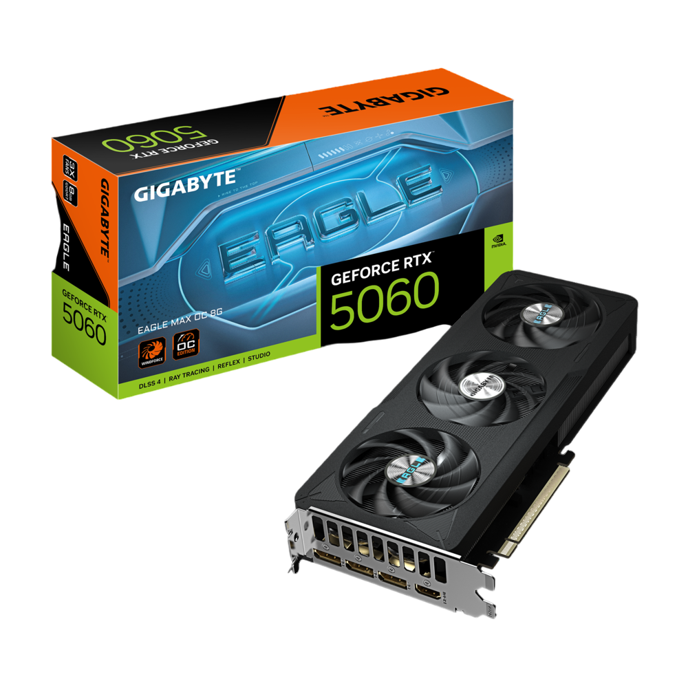Видеокарта GIGABYTE GV-N5060EAGLEMAX OC-8GD