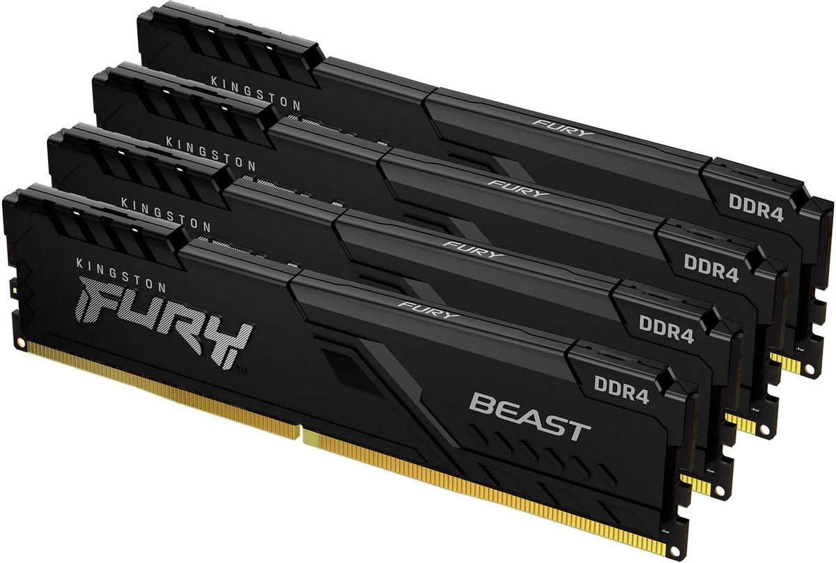 Память оперативная Kingston KF432C16BBK4/64