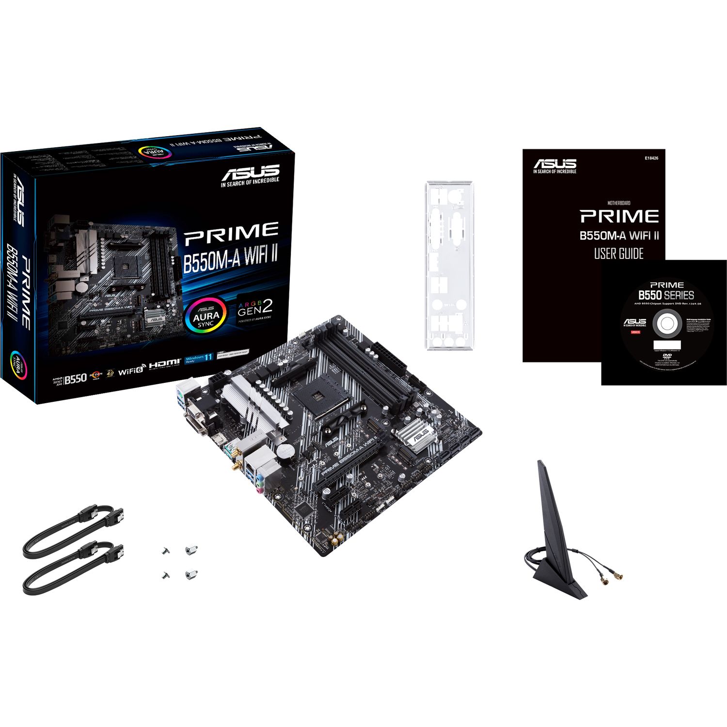 Материнская плата ASUS PRIME B550M-A WIFI II (90MB19X0-M0EAY0)